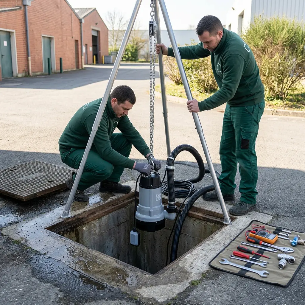 Remplacement pompe de relevage Athis-Mons (91200)