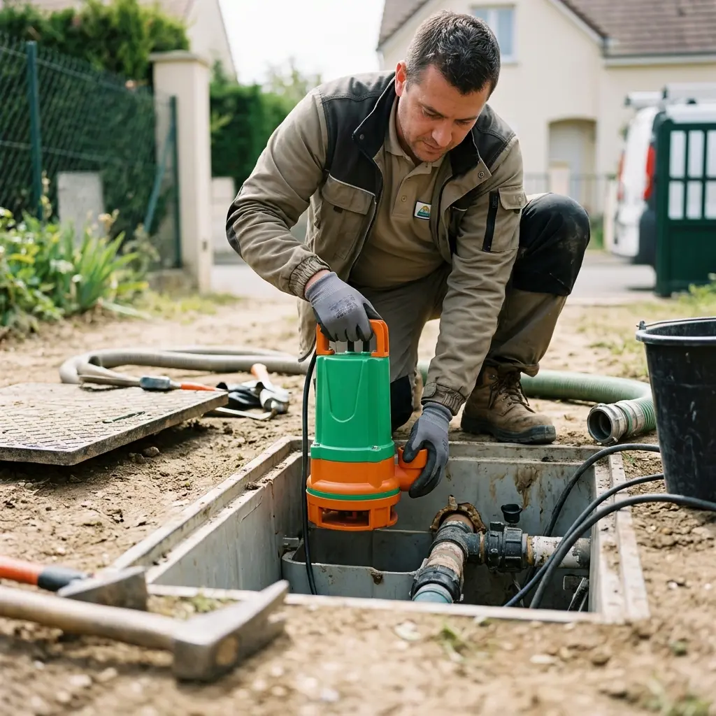 Remplacement pompe de relevage Le Plessis-Pâté (91220)