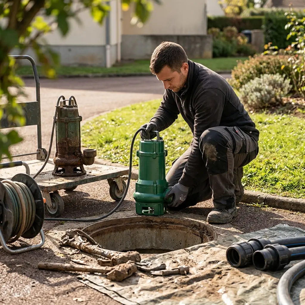 Remplacement pompe de relevage Saint-Pierre-du-Perray (91280)