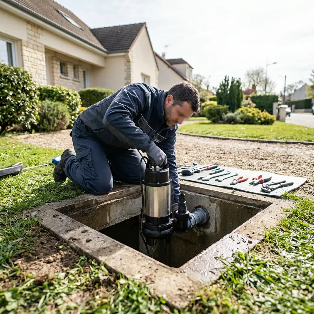 Remplacement pompe de relevage Verrières-le-Buisson (91370)