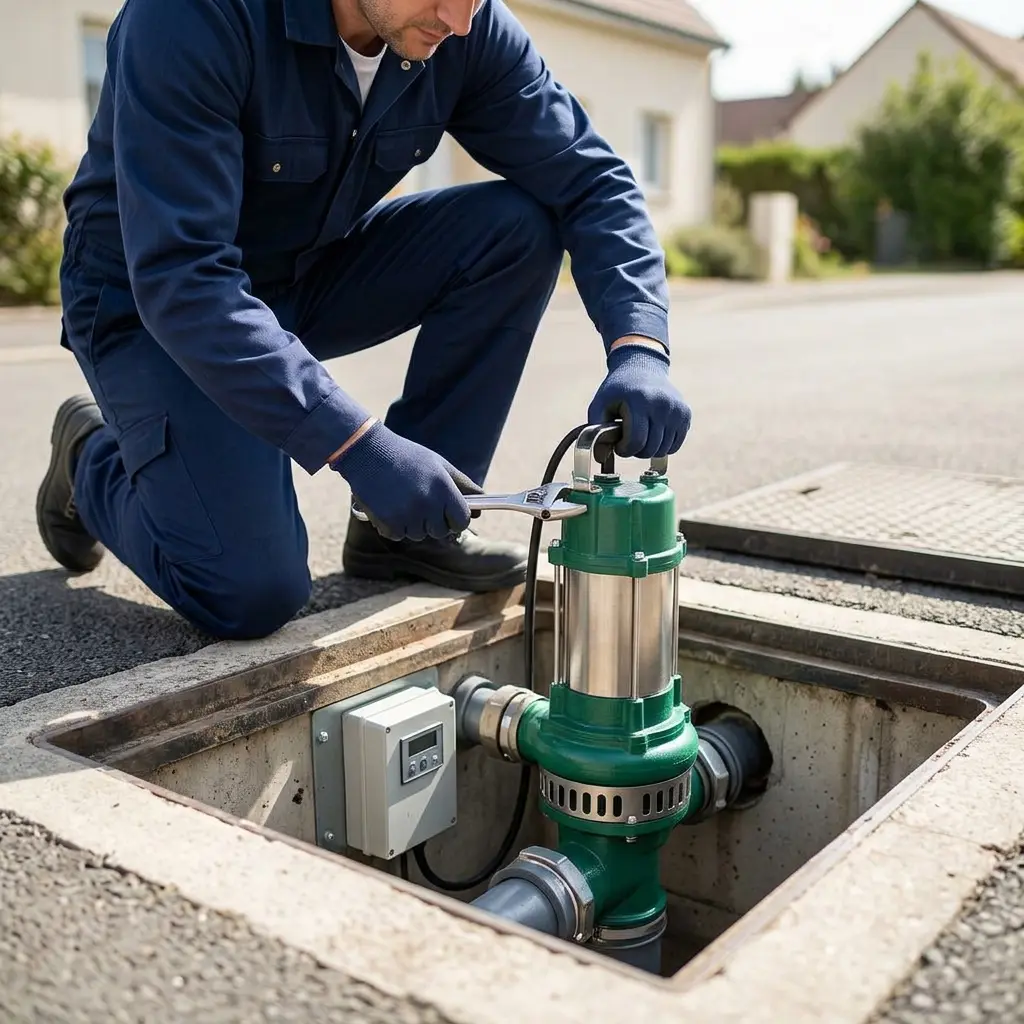 Remplacement pompe de relevage Dourdan (91410)