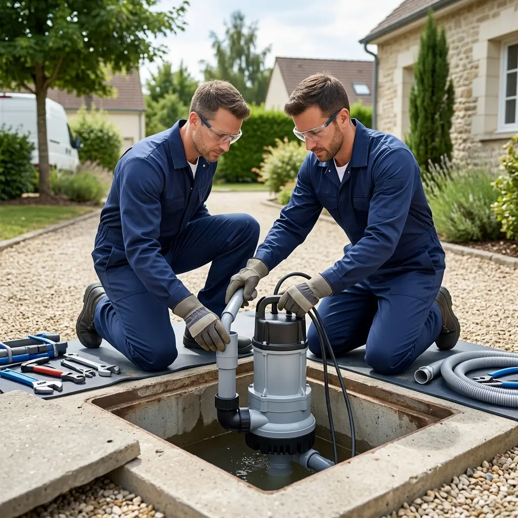 Remplacement pompe de relevage Bièvres (91570)