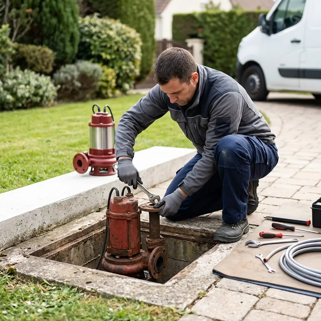 Remplacement pompe de relevage Ballancourt-sur-Essonne (91610)