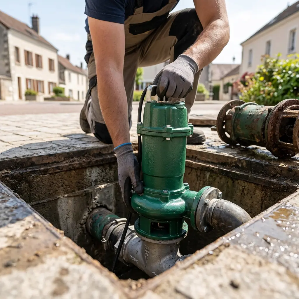 Notre méthode de remplacement de pompe de relevage à Marolles-en-Hurepoix