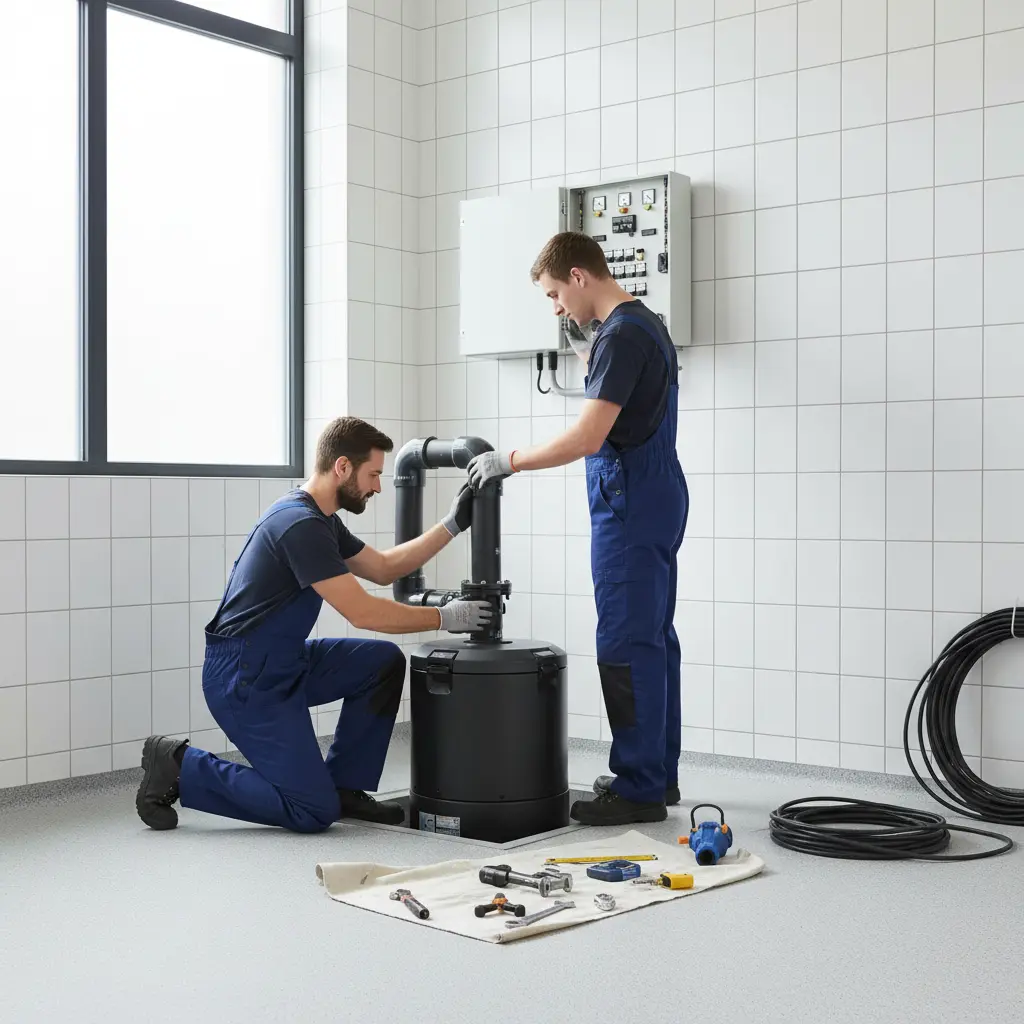 Installation pompe de relevage
