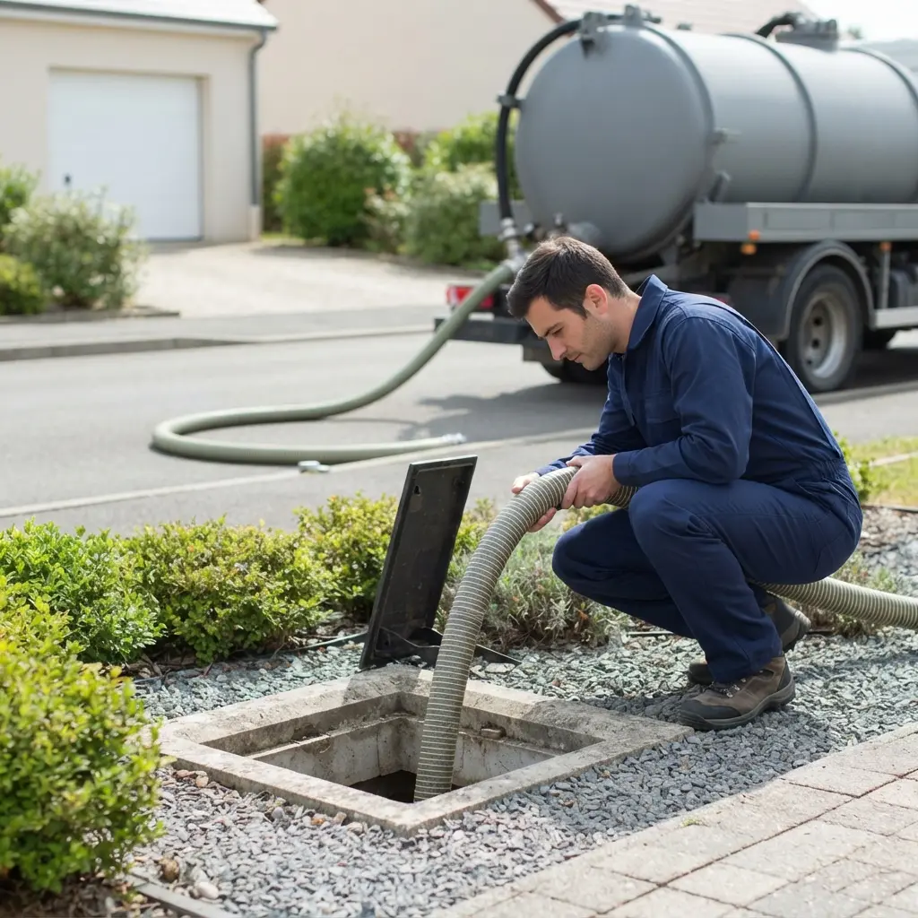 Comment se déroule l'intervention de vidange à Bezannes ?