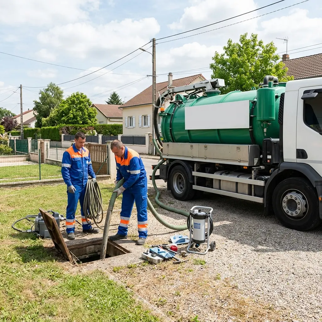 Vidange poste de relevage Ancerville (55170)