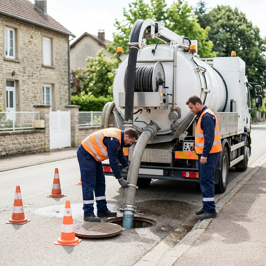 Déroulement technique de la vidange à Bouligny