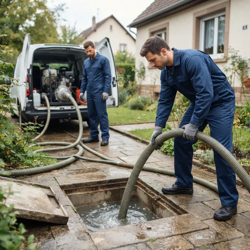 Comment se déroule la vidange à Longeville-lès-Metz ?