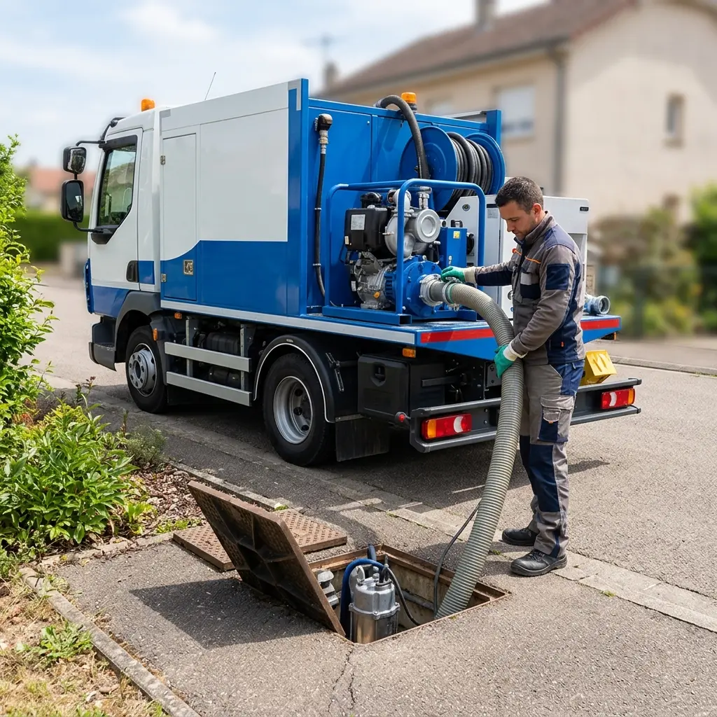 Vidange poste de relevage Serémange-Erzange (57290)