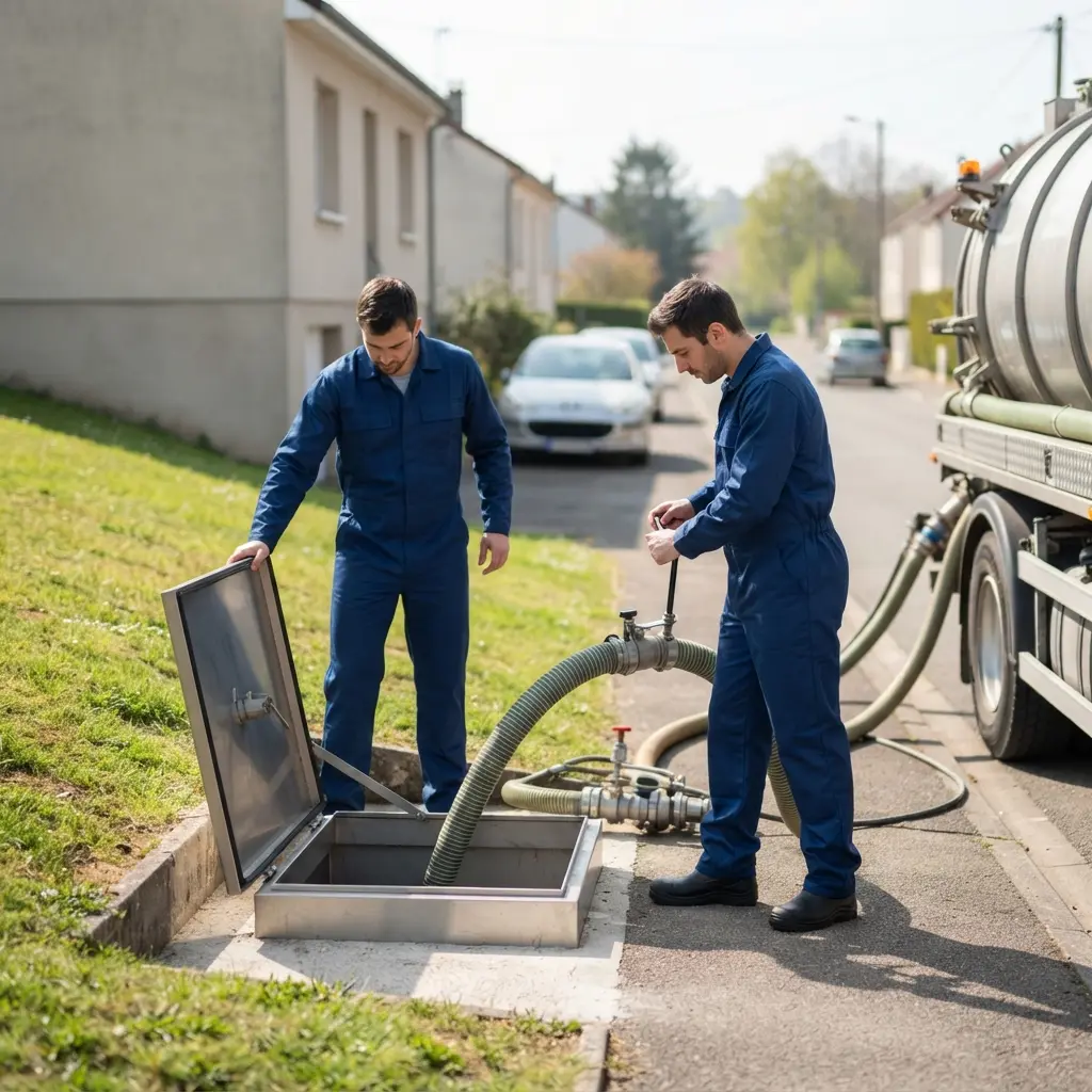 Notre démarche technique de vidange poste de relevage à Audun-le-Tiche