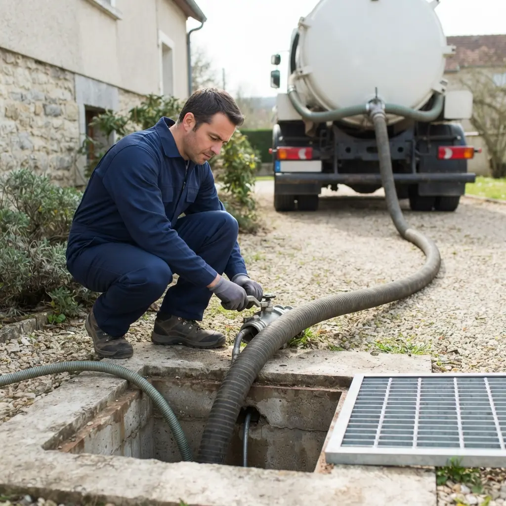 Vidange poste de relevage Amanvillers (57865)