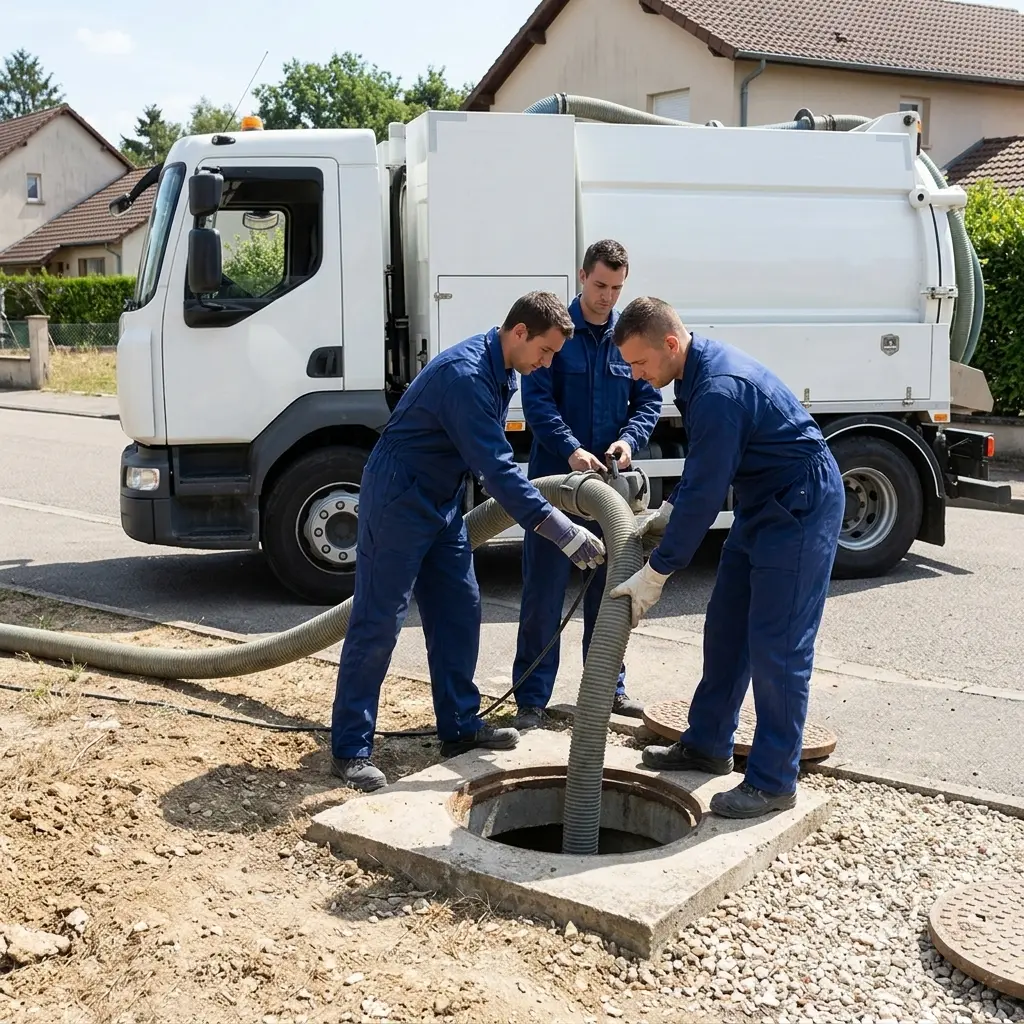 Vidange poste de relevage Metzervisse (57940)