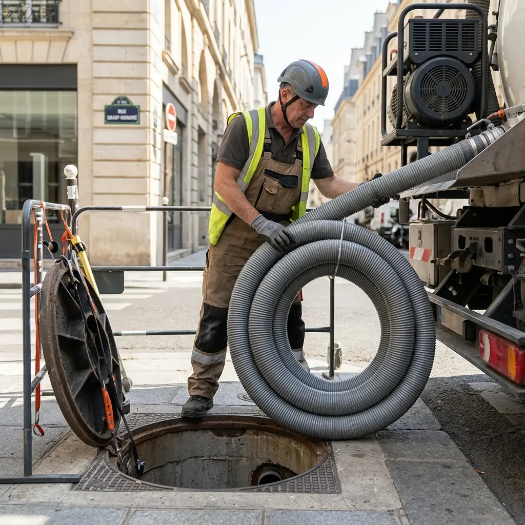 Vidange poste de relevage Paris 1 (75001)