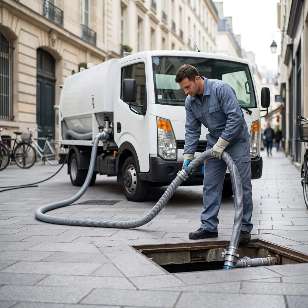 Vidange poste de relevage Paris 2 (75002)