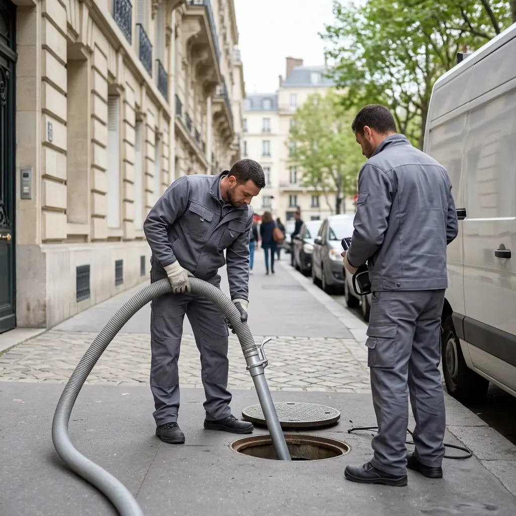 Vidange poste de relevage Paris 8 (75008)