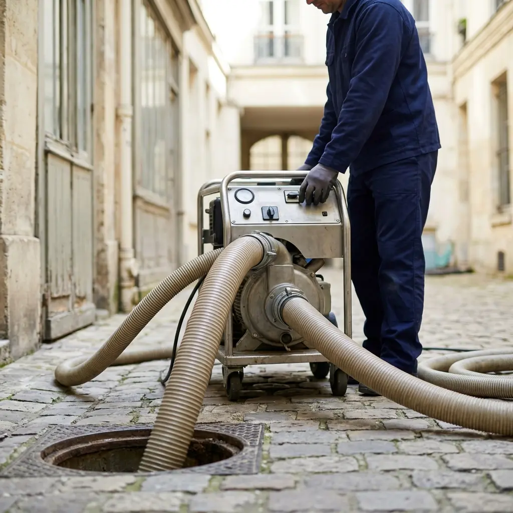 Comment se déroule la vidange à Paris 11e ?