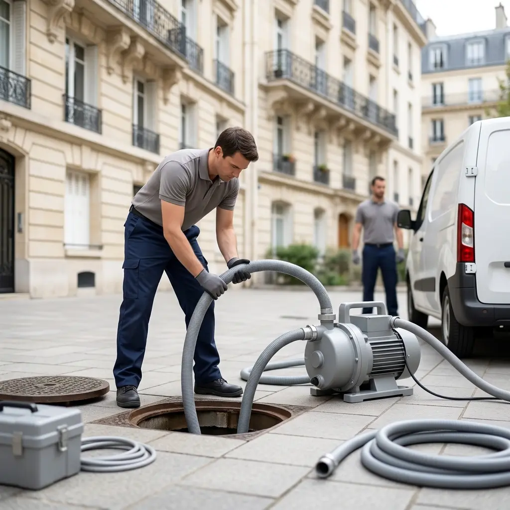 Vidange poste de relevage Paris 15 (75015)