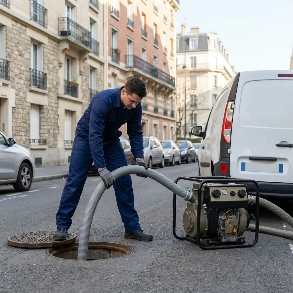 Notre approche pour une vidange efficace à Paris 20
