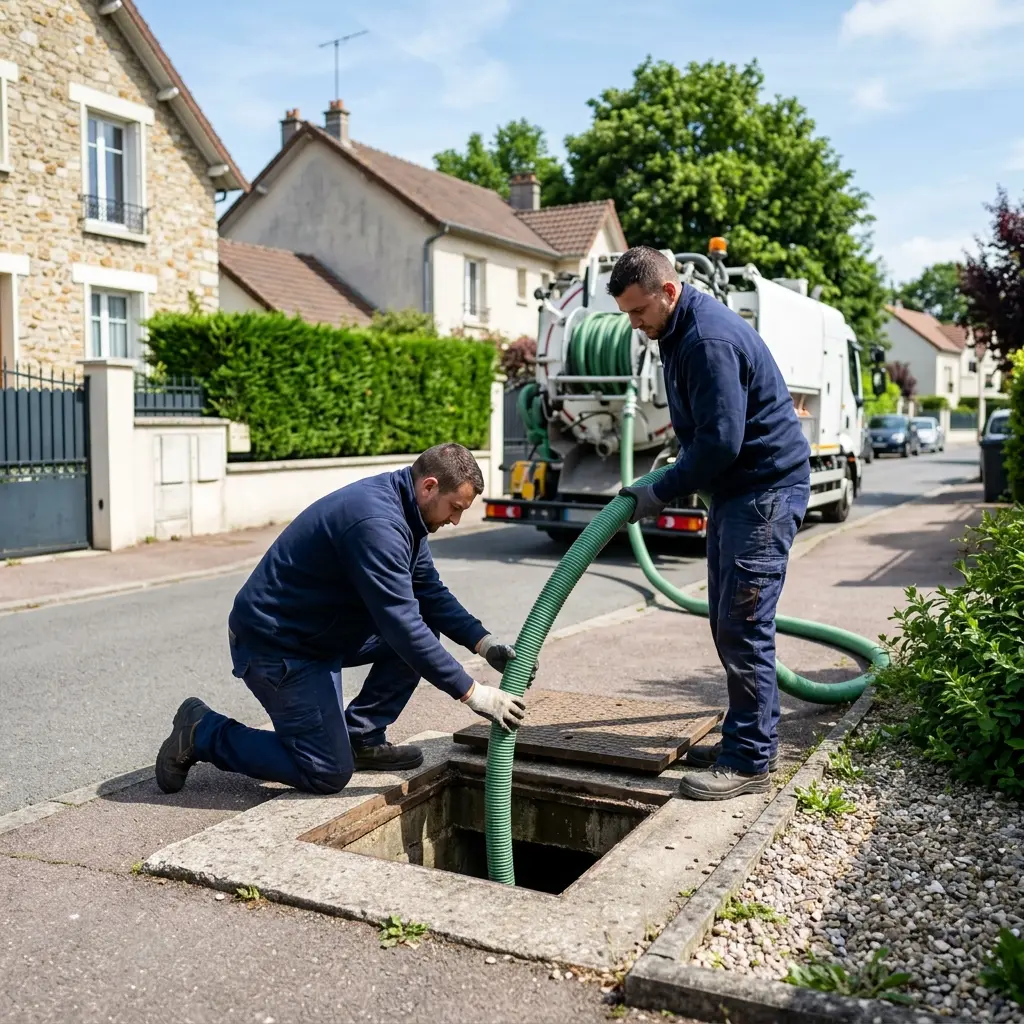 Notre méthode de vidange à Le Pecq