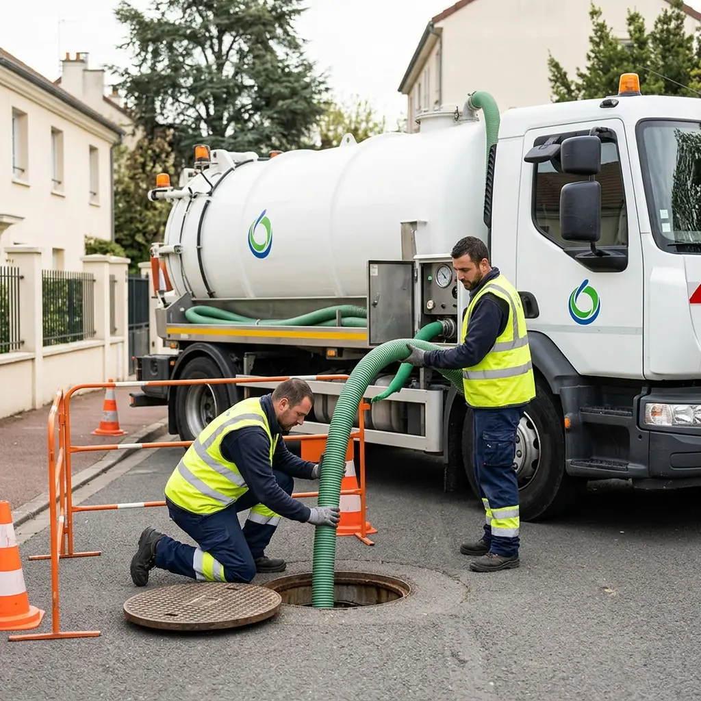 Comment l’intervention de vidange se déroule à Le Pecq ?