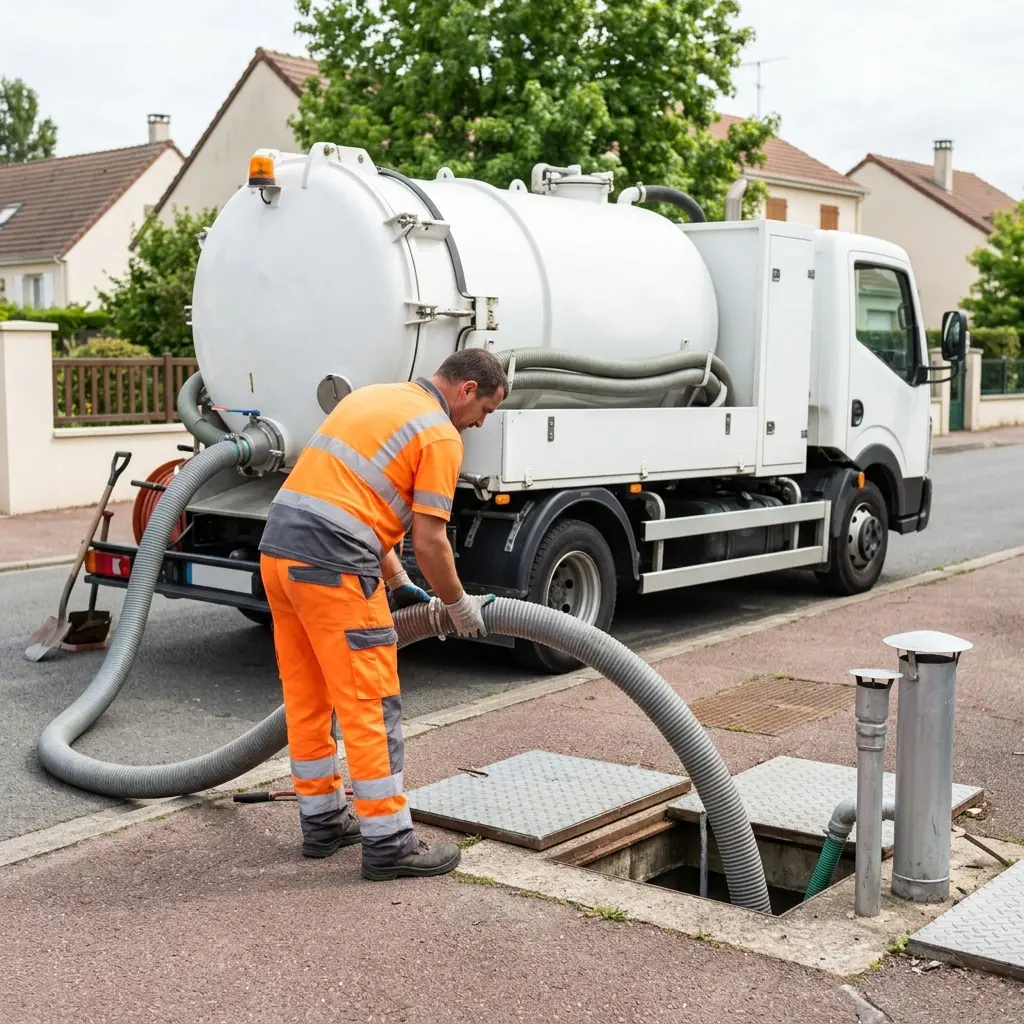 Notre approche technique pour la vidange poste à Fontenay-le-Fleury