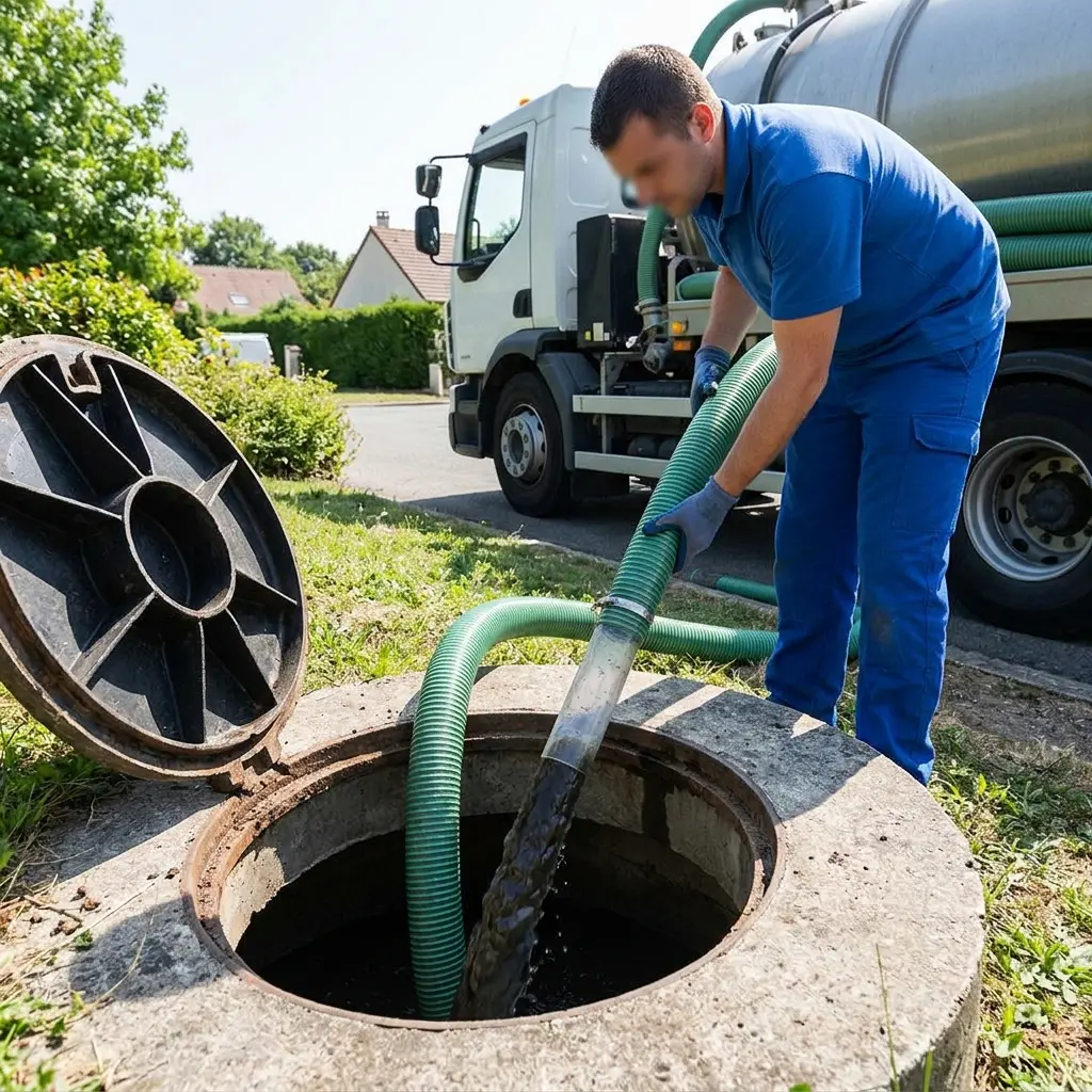 Comment se déroule l'intervention de vidange poste de relevage à Chanteloup-les-Vignes ?