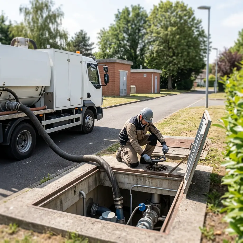 Diagnostic et traitement sur place du poste de relevage à Ecquevilly