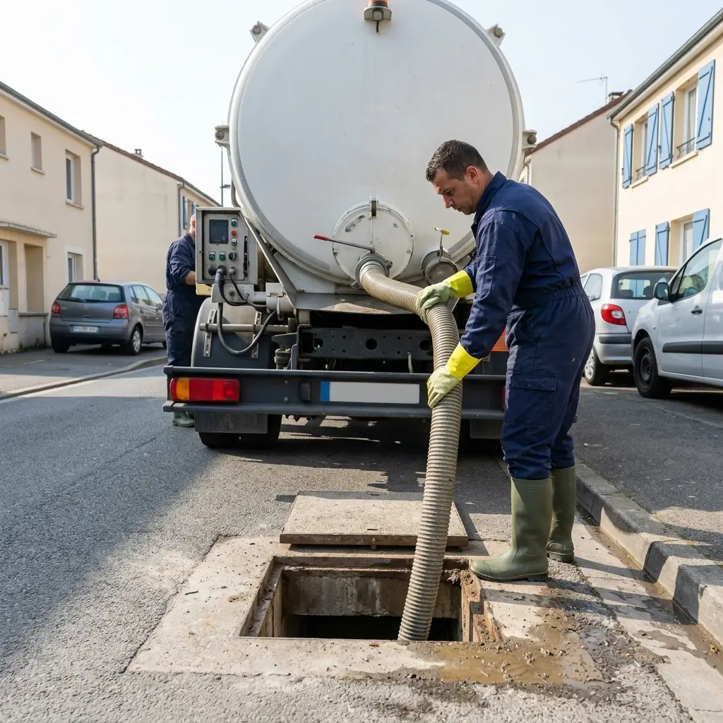 Une vidange technique et complète de vos installations
