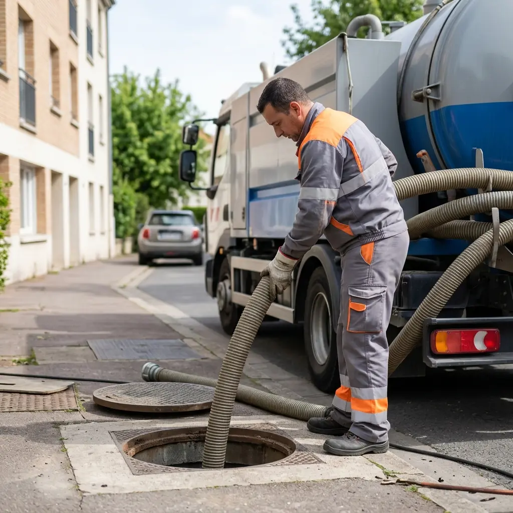 Comment se déroule l’intervention de vidange à Les Lilas ?