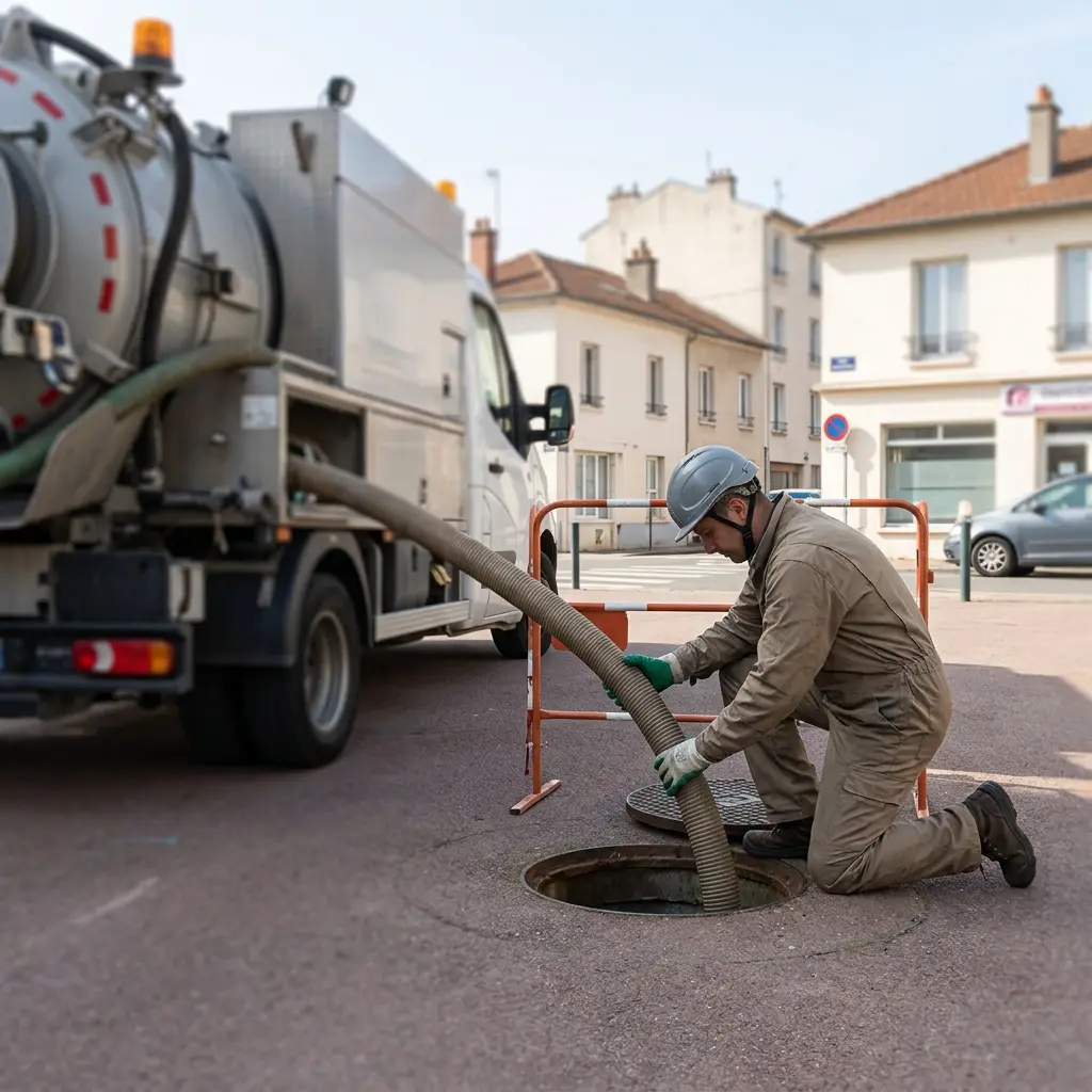 Vidange poste de relevage Le Pré-Saint-Gervais (93310)