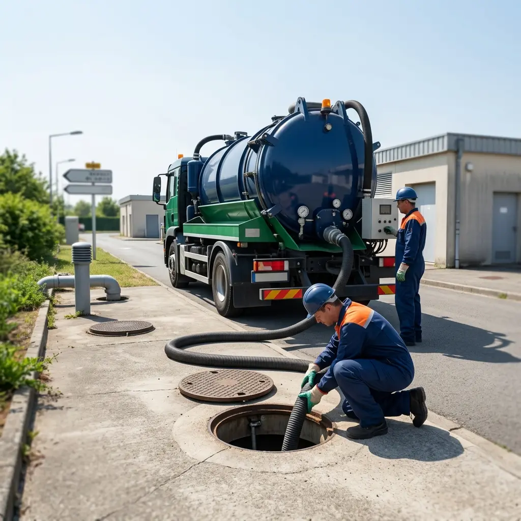Notre méthode de vidange poste de relevage à Le Bourget