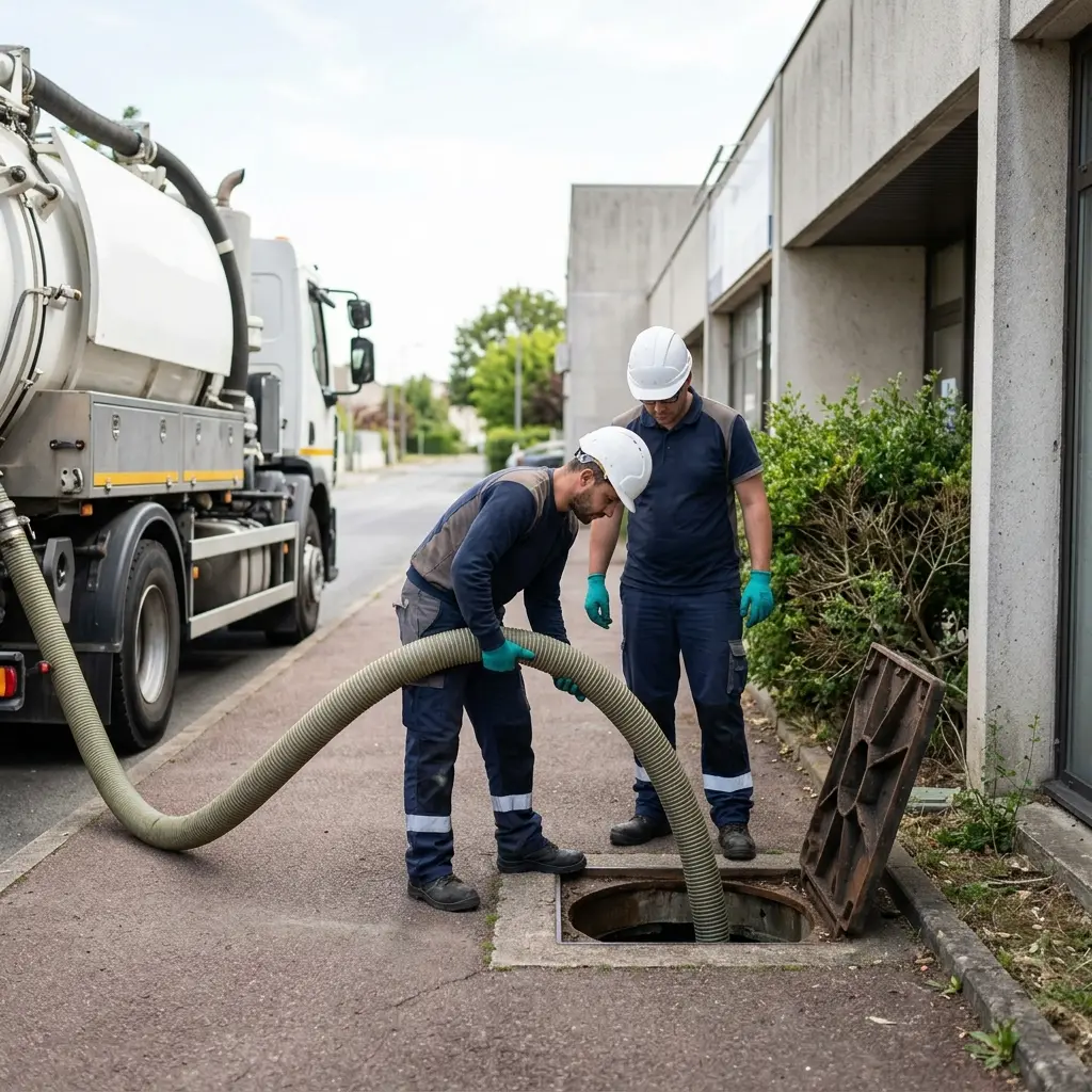 Comment se déroule l’intervention de vidange poste de relevage à Le Bourget ?