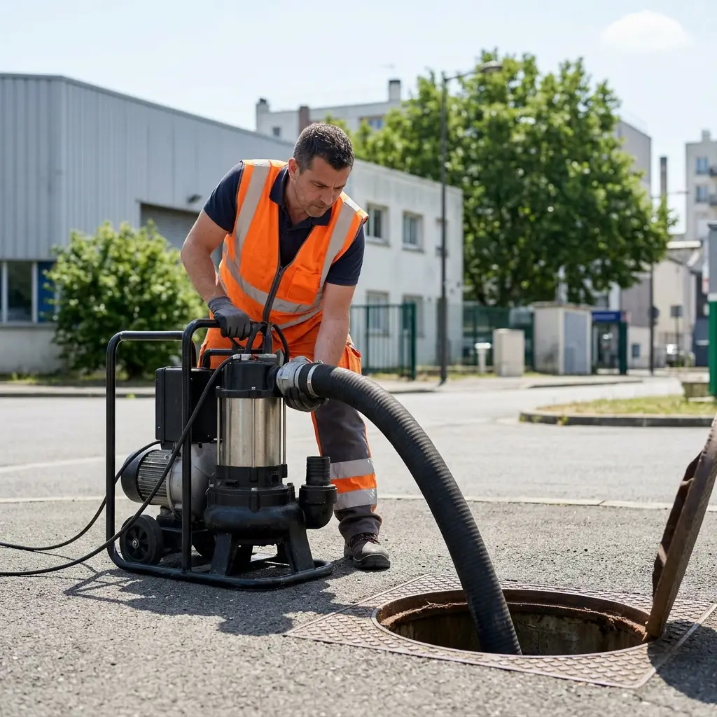 Comment se déroule la vidange poste de relevage à Pantin ?