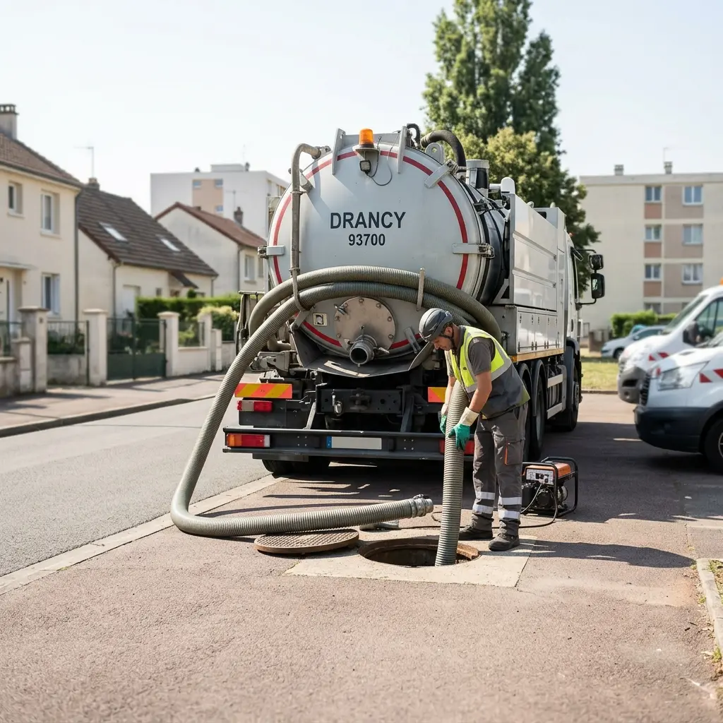 Vidange poste de relevage Drancy (93700)
