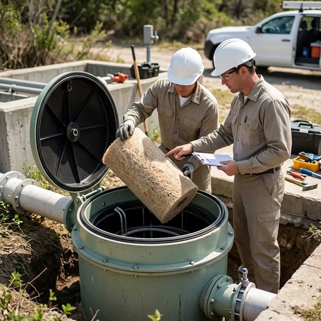 Filtre biodégradable pour poste de relevage : choix et entretien