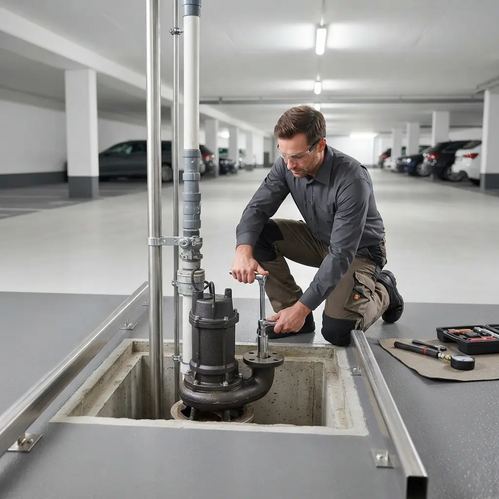 Assainissement : optimiser le pompage pour un garage enterré