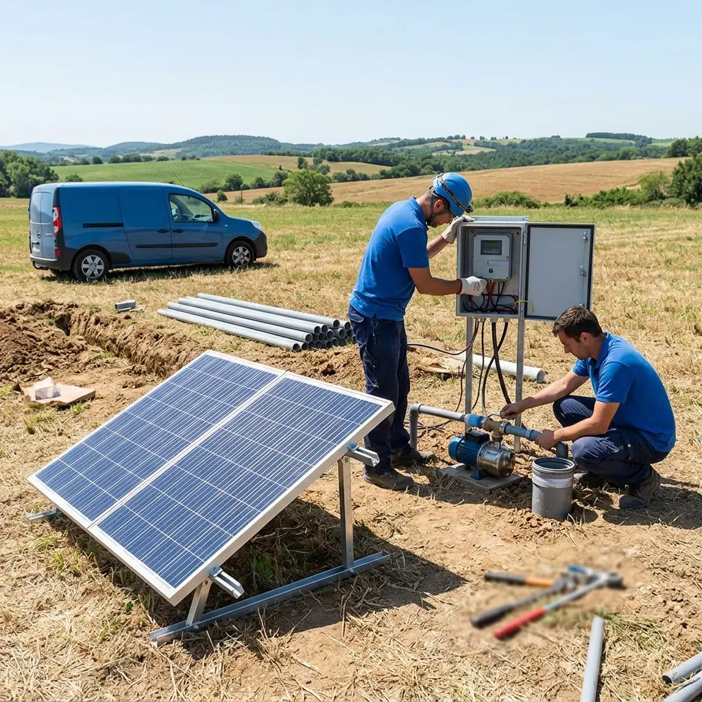 Installer un poste de relevage solaire : quelles économies réelles ?